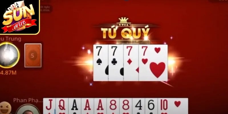 Cách Chơi Bài Tiến Lên Sunwin Chi Tiết Từ Luật Đến Mẹo 3 Khai thác đôi thông, tứ quý để lật ngược thế cờ